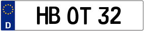 Truck License Plate